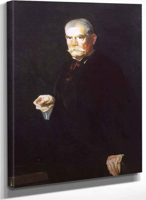 Portrait Of Judge Peter Olney Three Quarter Length By George Wesley Bellows