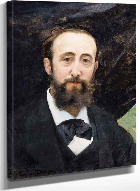 Portrait Of Jules Claretie (1840 1913) By Charles Auguste Emile Durand