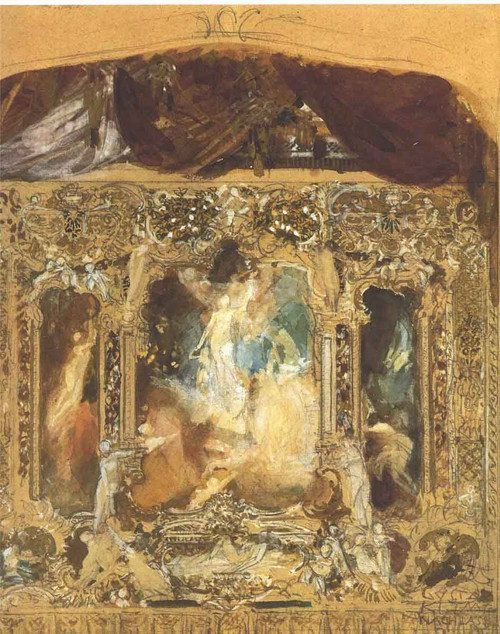 Design For A Theater Curtain1 By Gustav Klimt