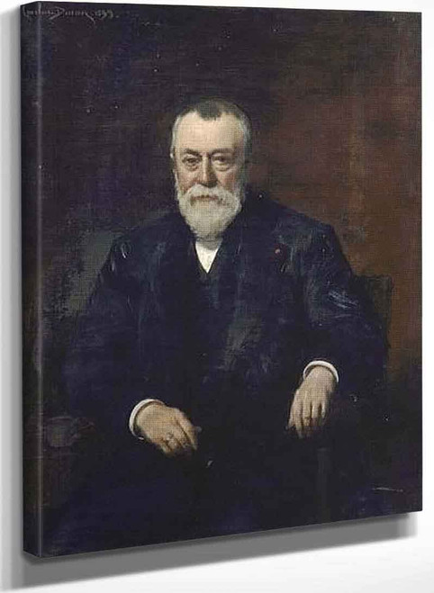 Portrait Of Leonard Danel By Charles Auguste Emile Durand