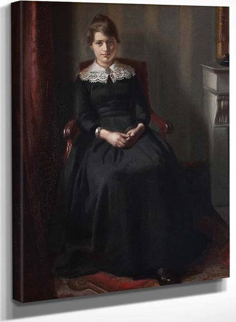 Portrait Of Marie Triepcke By Michael Peter Ancher