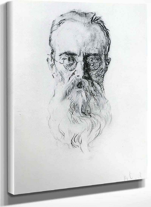 Portrait Of Nikokai Andreyevich Rimsky Korsakov 1 By Valentin Serov