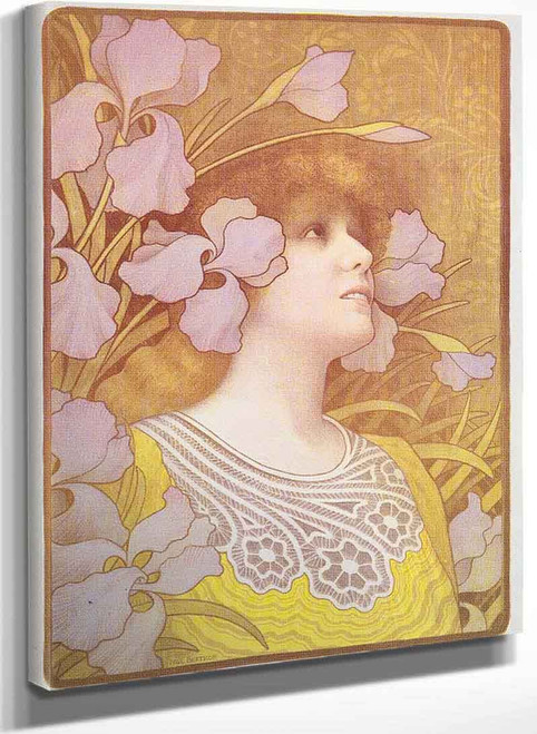 Portrait Of Sarah Bernhardt By Paul Emile Berthon