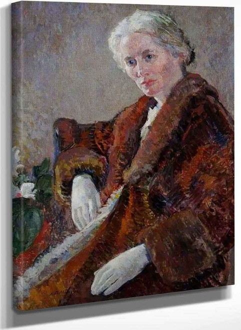 Portrait Of The Artists Wife By James Bolivar Manson