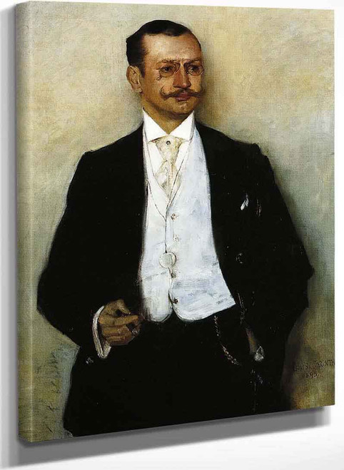 Portrait Of The Painter Karl Strathmann By Lovis Corinth