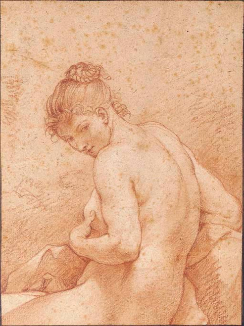 Diana Turned To The Left, Looking Down By Charles Joseph Natoire By Charles Joseph Natoire