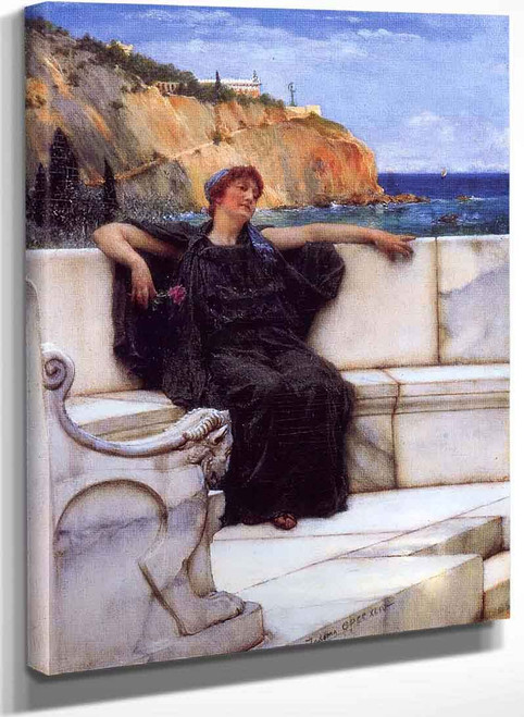 Resting (Also Known As Dolce Far Niente) By Sir Lawrence Alma Tadema