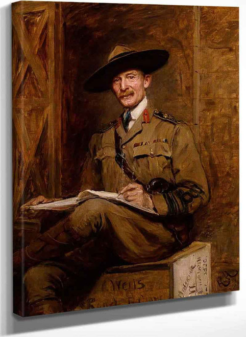 Robert Stephenson Smyth Baden Powell 1St Baron Baden Powell By Hubert Von Herkomer