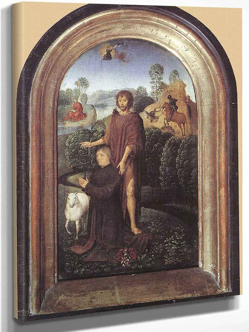 Diptych Of Jean De Cellier 1 By Hans Memling