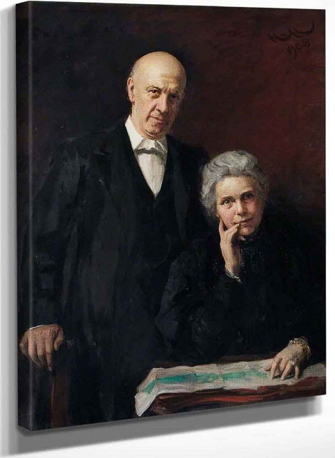 Samuel And Henrietta Barnett By Hubert Von Herkomer
