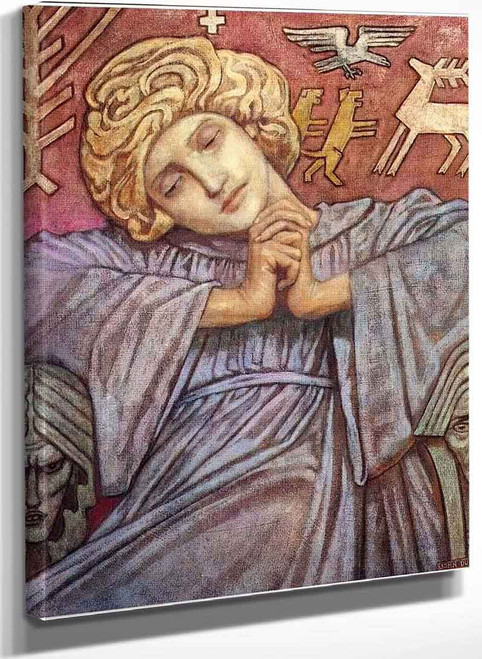 Seated Figure And Symbols By John Mckirdy Duncan