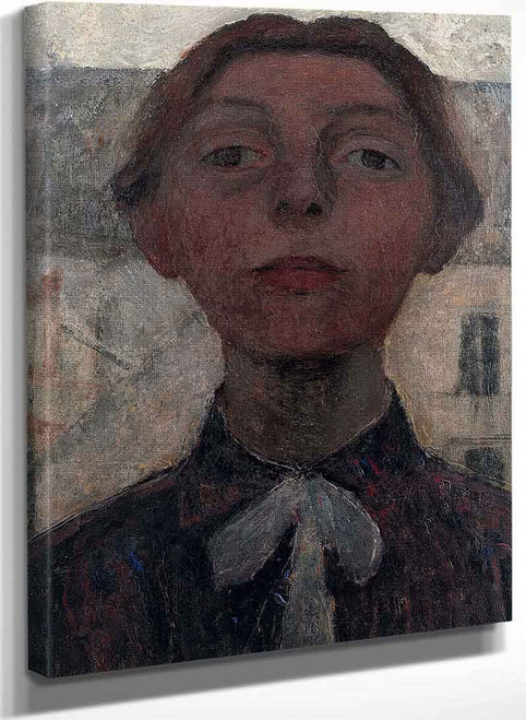 Self Portrait In Front Of A Window Paris By Paula Modersohn Becker