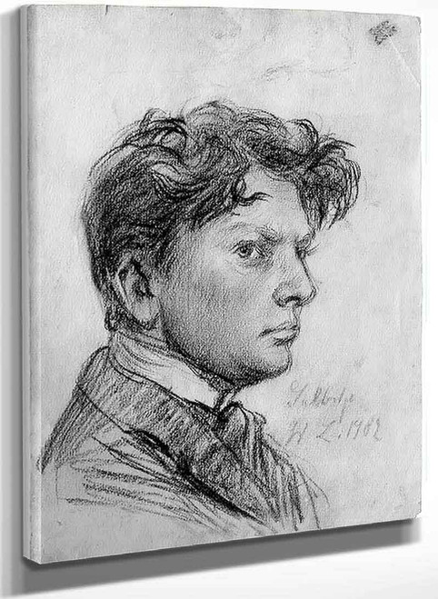 Self Portrait By Wilhelm Lehmbruck