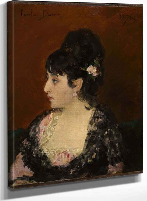 Spanish Woman (Portrait Of Eva Gonzales) By Charles Auguste Emile Durand