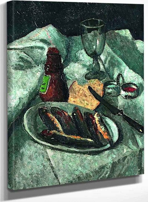 Still Life With Sardines By Paul Serusier