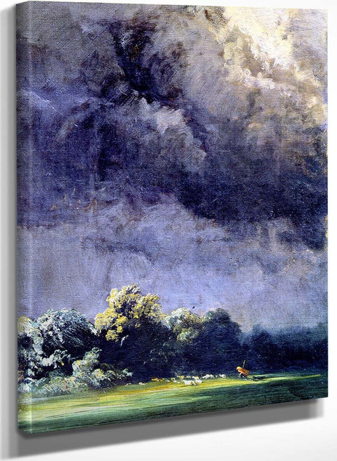 Storm Study By Robert Zünd Storm Study By Robert Zünd
