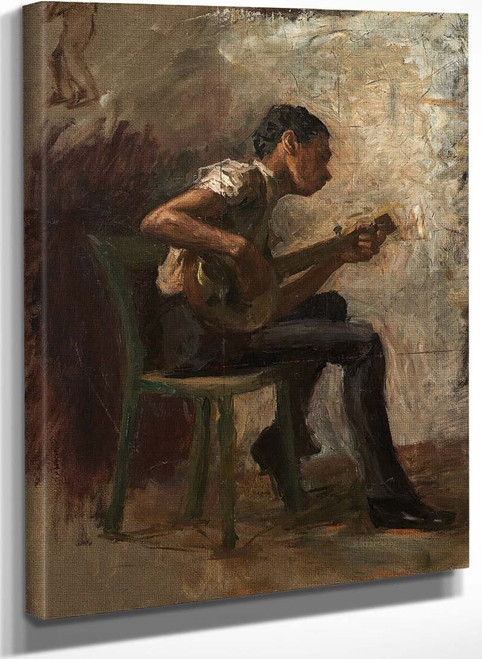 Study For Negro Boy Dancing The Banjo Player By Thomas Eakins