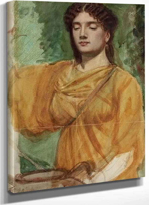 Study For A Neo Classical Figure With Right Arm Raised By Sir Edward John Poynter