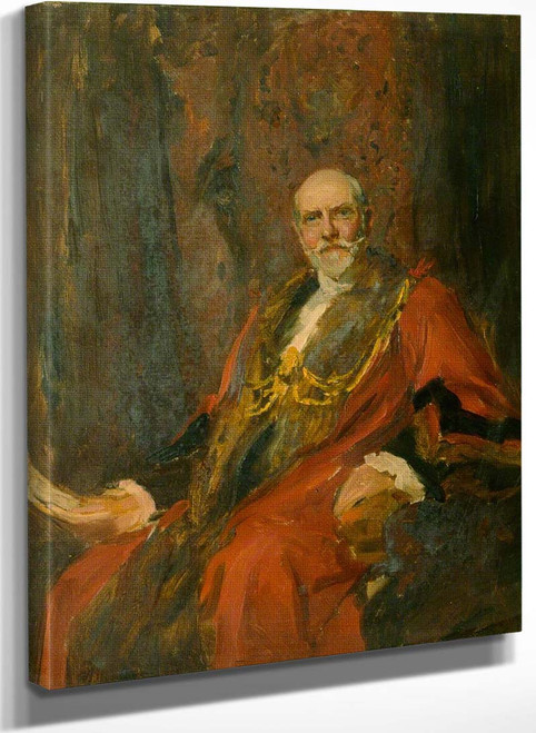 Study Of A Lord Mayor By Hubert Von Herkomer