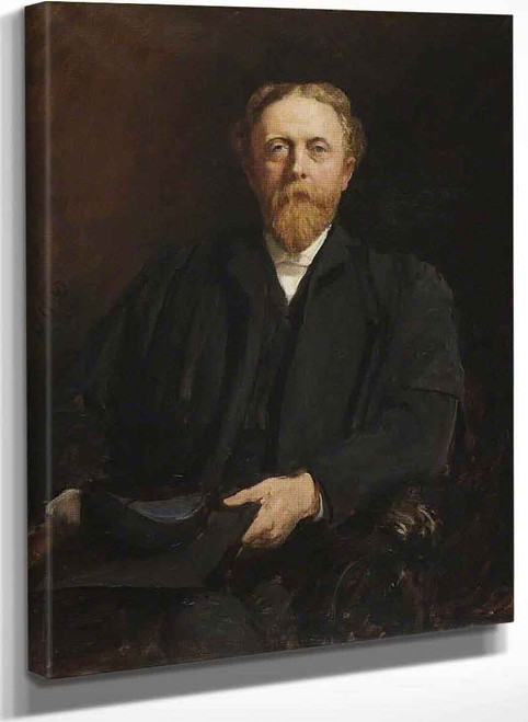 Study Of The Revd Henry George Woods By Hubert Von Herkomer