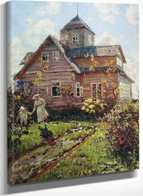 Summer Cottage By Nikolai Nikanorovich Dubovskoy