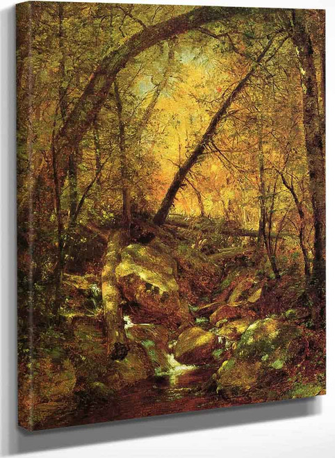 Sunshine On The Brook By Thomas Worthington Whittredge