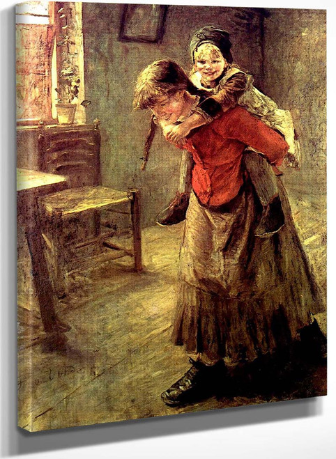 The Big Sister By Fritz Von Uhde