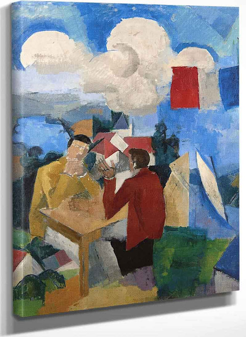 The Conquest Of The Air With Two Figures By Roger De La Fresnaye