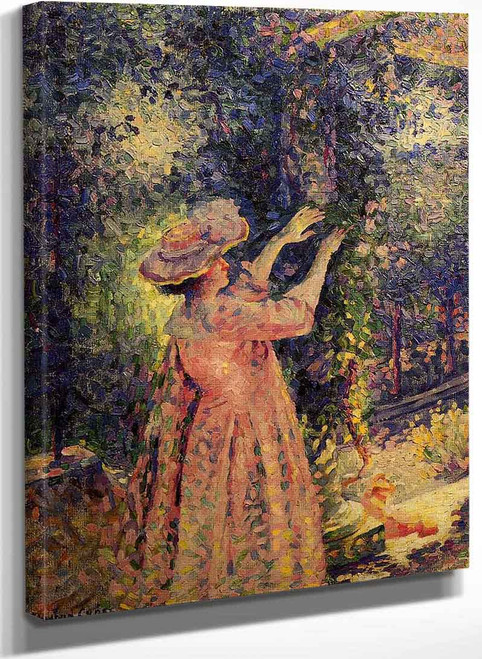 The Flowered Column By Henri Edmond Cross