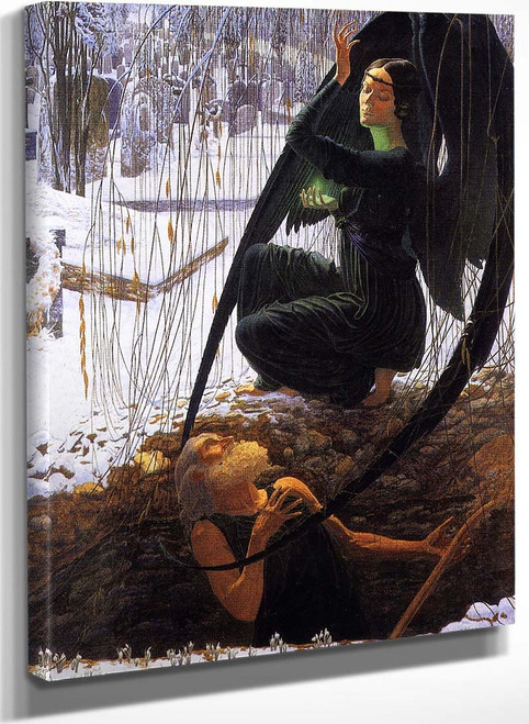 The Grave Diggers Death By Carlos Schwabe