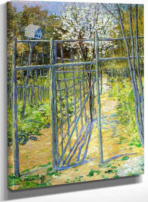 The Grey Trellis By Julian Alden Weir