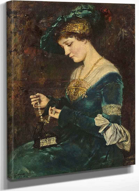 The Jewelry Box By Gustave Jean Jacquet