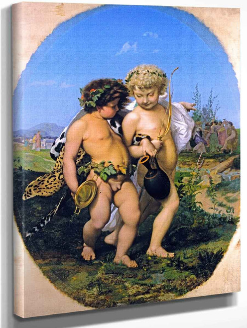 Drunken Bacchus And Cupid By Jean Leon Gerome