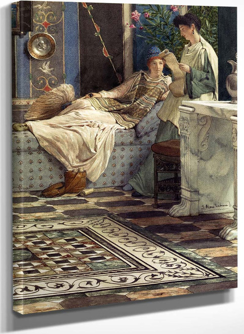 The Letter From An Absent One By Sir Lawrence Alma Tadema