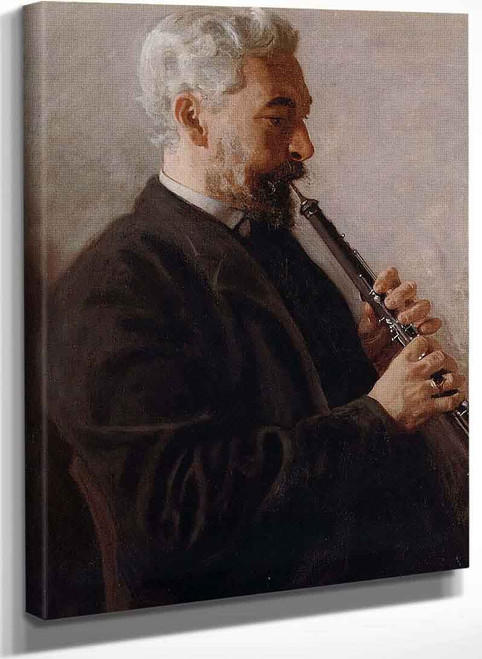 The Oboe Player (Also Known As Portrait Of Benjamin Sharp) By Thomas Eakins