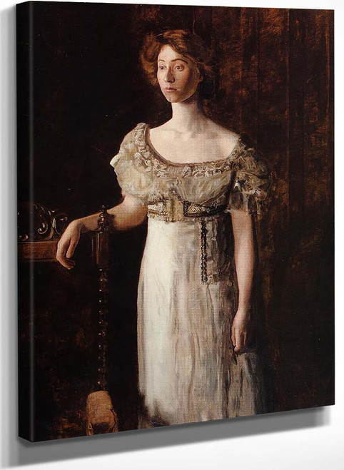 The Old Fashioned Dress (Also Known As Portrait Of Helen Montanverde Parker) By Thomas Eakins