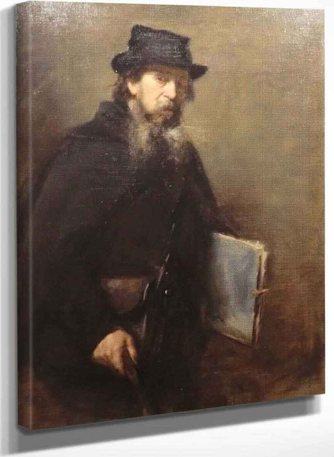 The Old Lithographer By Charles Auguste Emile Durand