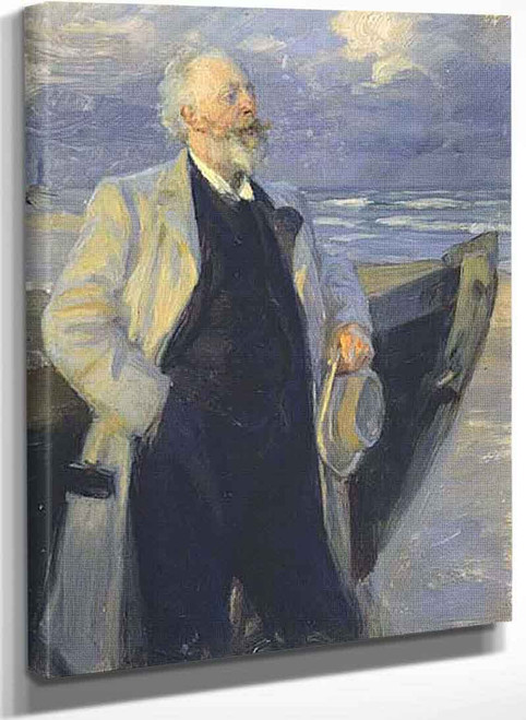 The Poet Holger Drachman By Peder Severin Kroyer