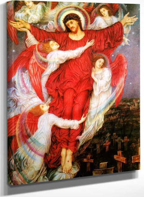 The Red Cross By Evelyn De Morgan