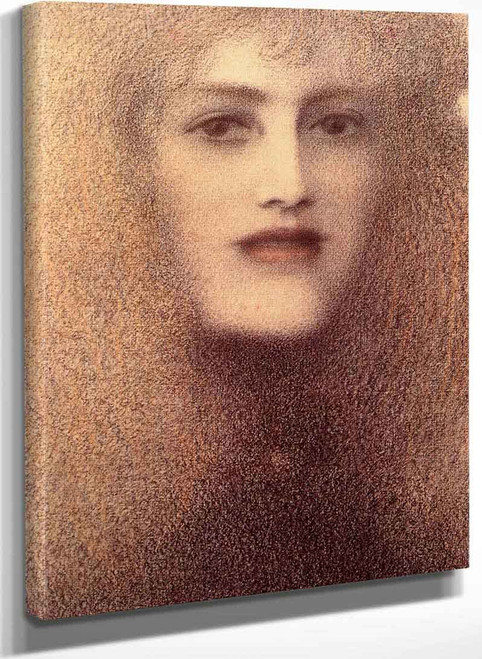 The Red Lips By Fernand Khnopff
