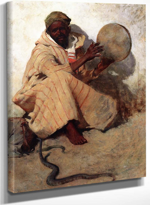 The Snake Charmer By Willard Leroy Metcalf