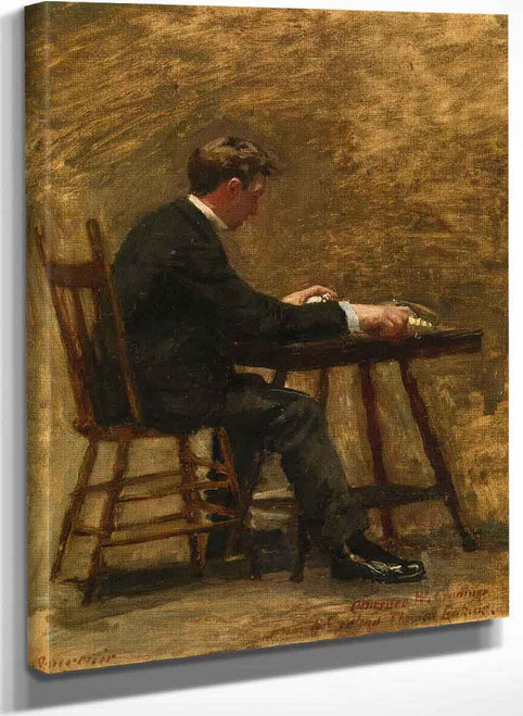 The Timer (Study For Between Rounds) By Thomas Eakins