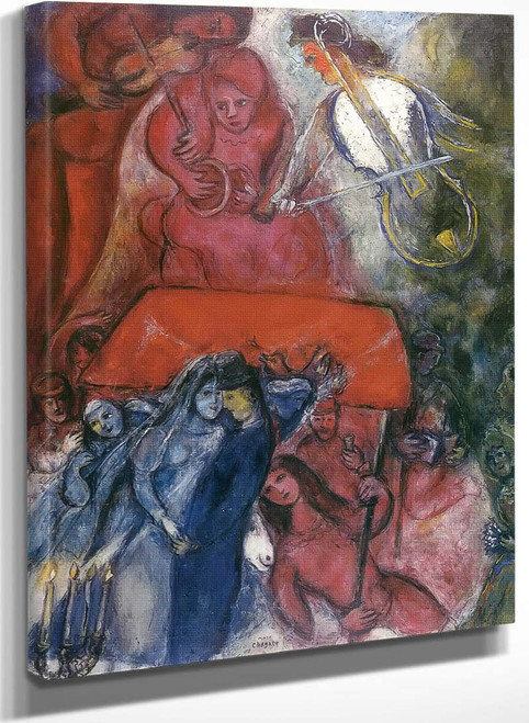 The Wedding By Marc Chagall