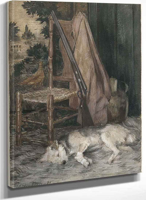 The Wounded Dog By Julian Alden Weir