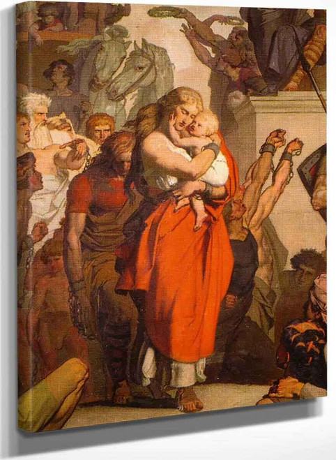 Thusnelda In Triumph Of Germanicus (Also Known As Thusnelda Im Triumphzug Des Germanicus) By Peter Janssen