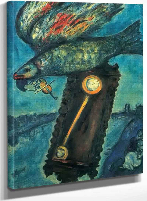 Time Is A River Without Banks By Marc Chagall