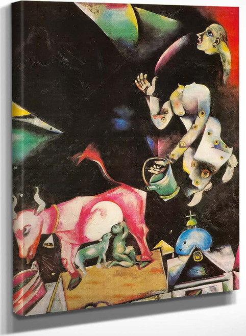 To Russia Asses And Others By Marc Chagall