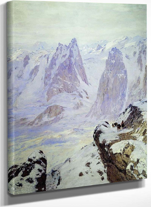 Twilight In The Alps By Nikolai Nikanorovich Dubovskoy