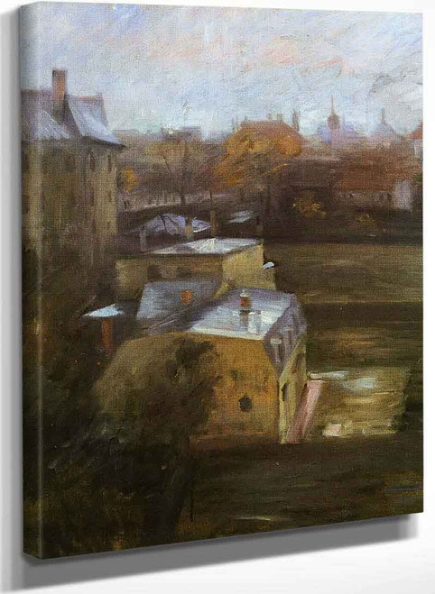 View From The Studio Schwabing By Lovis Corinth