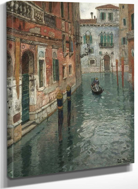 View Of Venice By Fritz Thaulow